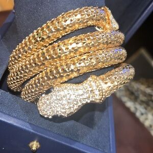 Serpentine snake bracelet